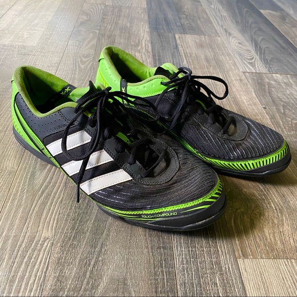 adidas Other - Adidas Touch Compound Astro Five Boots Soccer Men's Size 12 Black Green Sneakers